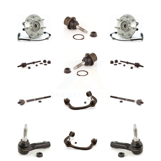 Hub Upper Control Arm Lower Ball Joint Outer Inner Tie Rod & Link Front Kit For