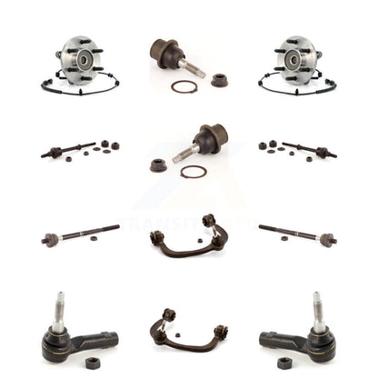 Hub Upper Control Arm Lower Ball Joint Outer Inner Tie Rod & Link Front Kit For