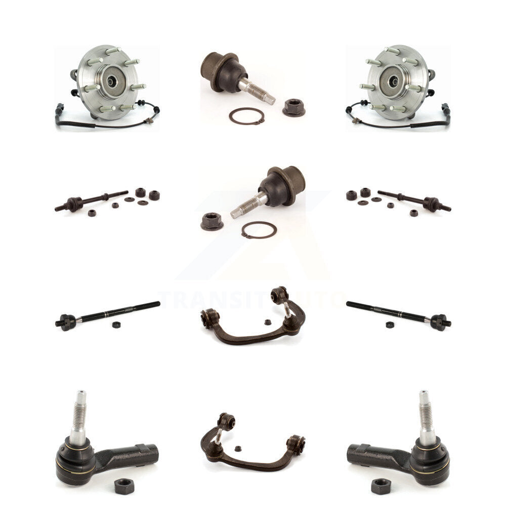 Upper Control Arm Lower Ball Joint Outer Inner Tie Rod & Link Front Kit For Ford