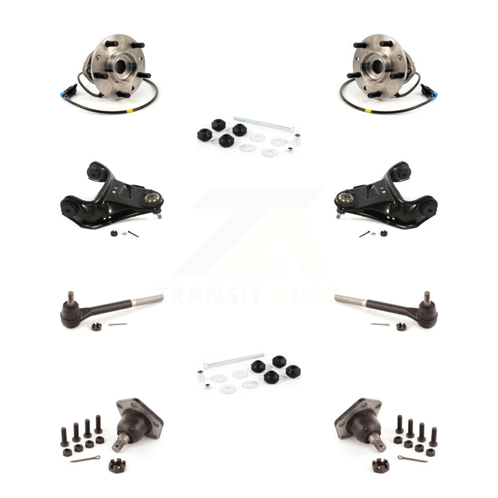 Bearing Upper Control Arm Lower Ball Joint Outer Tie Rod Link Front Kit For GMC