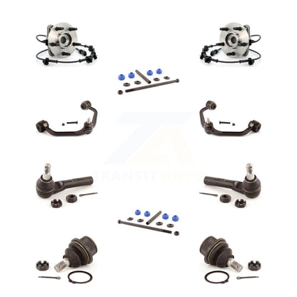 Bearing Upper Arm Lower Ball Joint Outer Tie Rod Link Front Kit (10Pc) For Ford