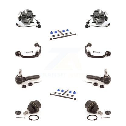 Bearing Upper Arm Lower Ball Joint Outer Tie Rod Link Front Kit (10Pc) For Ford