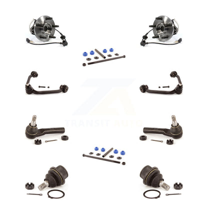 Hub Bearing Upper Control Arm Lower Ball Joint Outer Tie Rod Link Front Kit For
