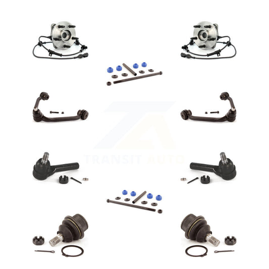 Bearing Upper Control Arm Lower Ball Joint Outer Tie Rod Link Front Kit For Ford