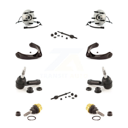 Hub Bearing Upper Control Arm Lower Ball Joint Outer Tie Rod Link Front Kit For