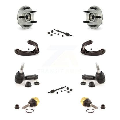 Hub Bearing Upper Control Arm Lower Ball Joint Outer Tie Rod Link Front Kit For