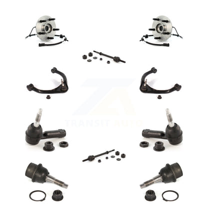 Hub Bearing Upper Control Arm Lower Ball Joint Outer Tie Rod Link Front Kit For