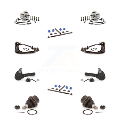 Bearing Upper Arm Lower Ball Joint Outer Tie Rod Link Front Kit (10Pc) For Ford
