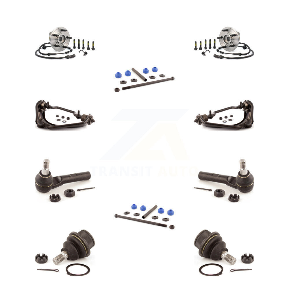 Bearing Upper Control Arm Lower Ball Joint Outer Tie Rod Link Front Kit For Ford