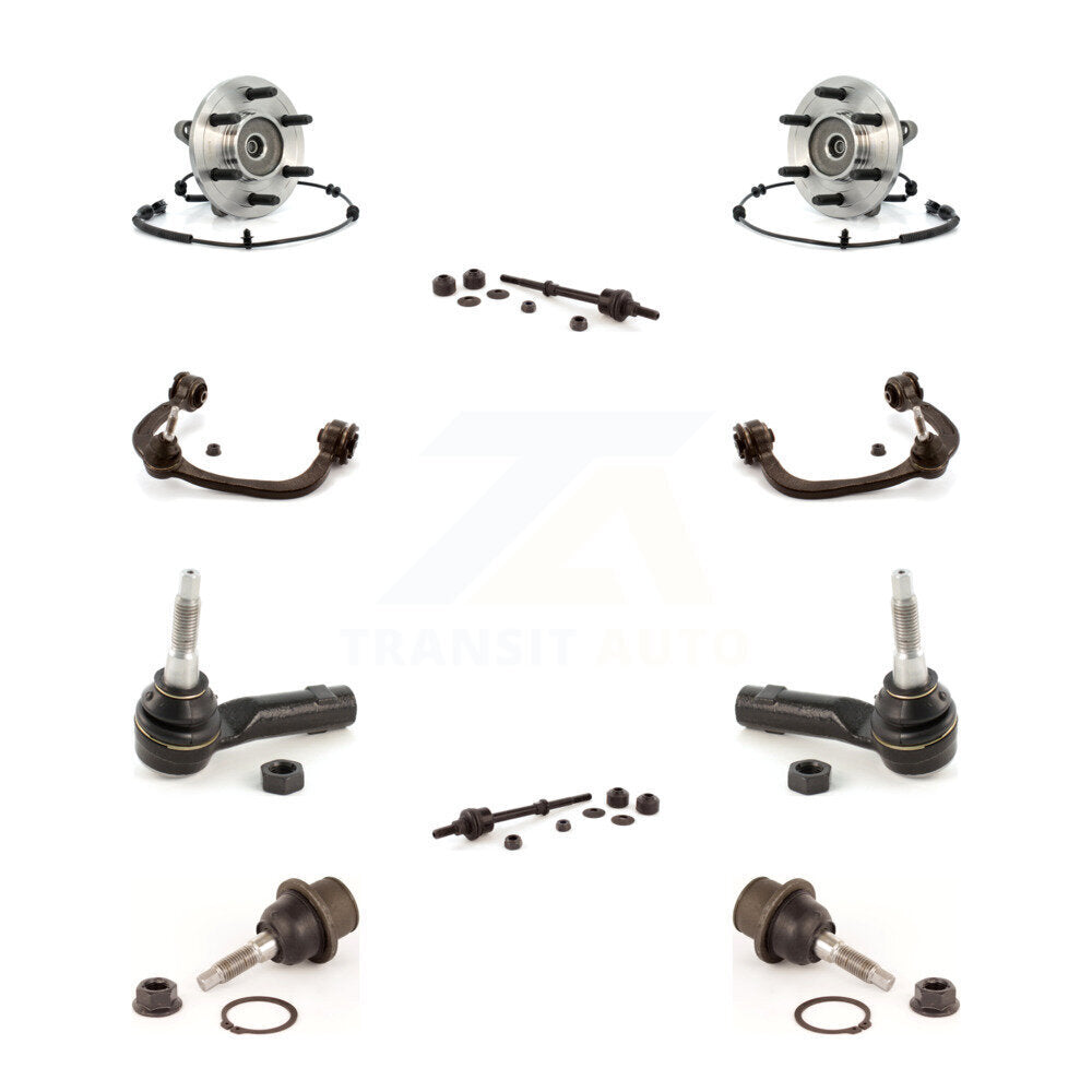 Bearing Upper Control Arm Lower Ball Joint Outer Tie Rod Link Front Kit For Ford