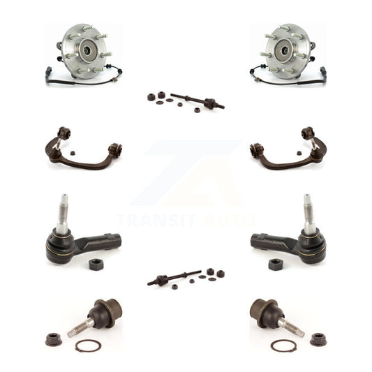 Bearing Upper Control Arm Lower Ball Joint Outer Tie Rod Link Front Kit For Ford