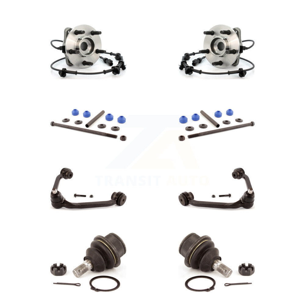 Bearing Lower Ball Joint Upper Arm & Link Front Kit (8Pc) For Ford Ranger Mazda