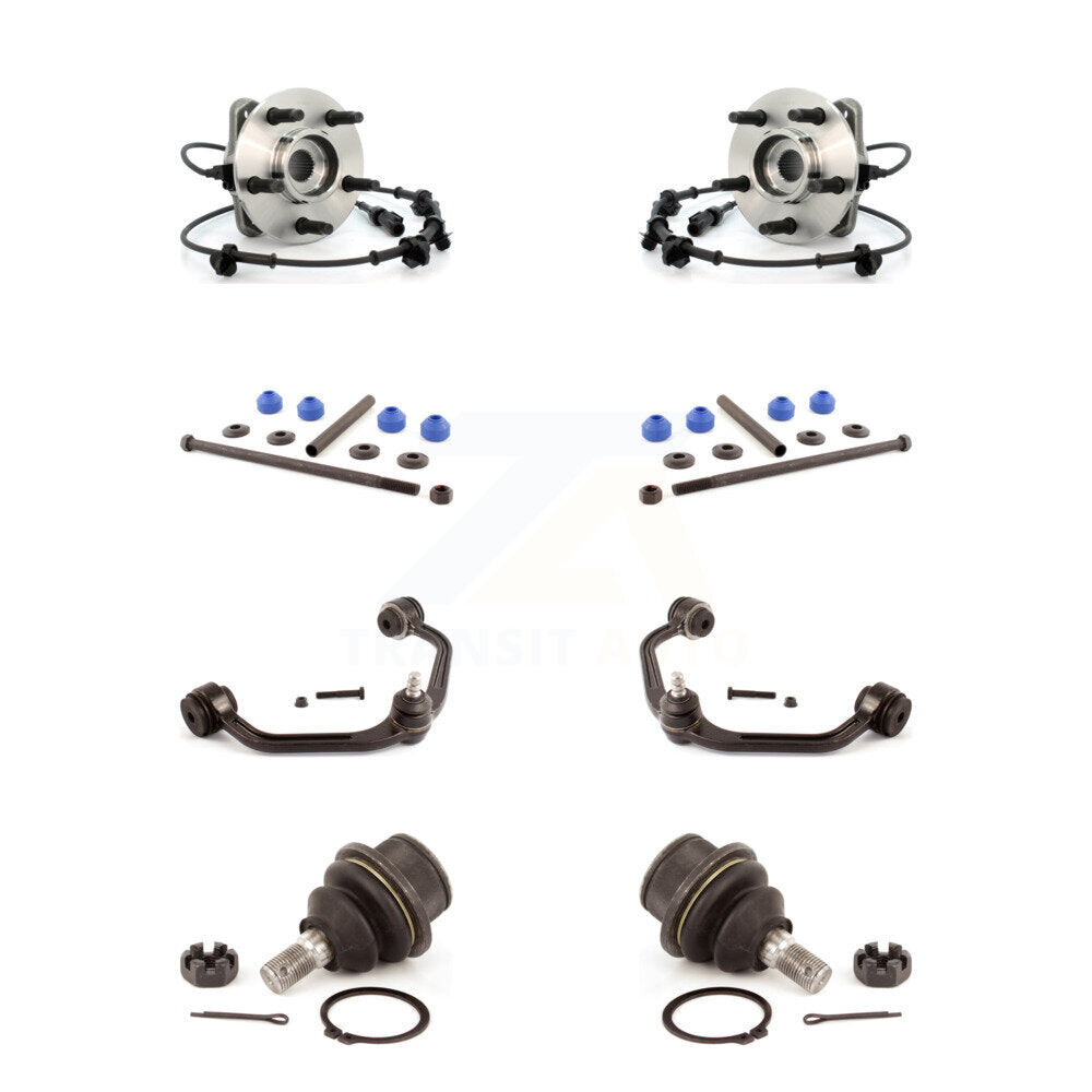 Bearing Lower Ball Joint Upper Arm & Link Front Kit (8Pc) For Ford Ranger Mazda