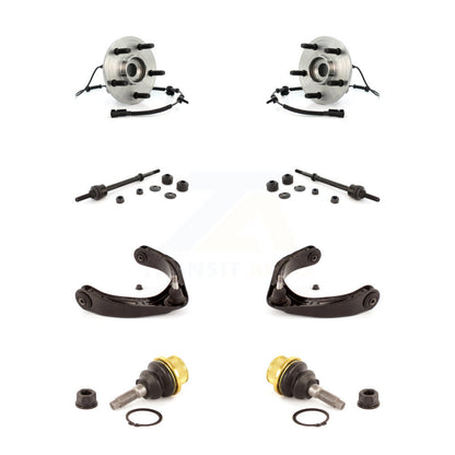 Hub Bearing Lower Ball Joint Upper Control Arm Link Front Kit For Dodge Ram 1500