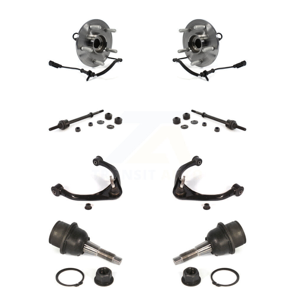 Bearing Lower Ball Joint Upper Control Arm Link Front Kit (8Pc) For Ram 1500 4WD