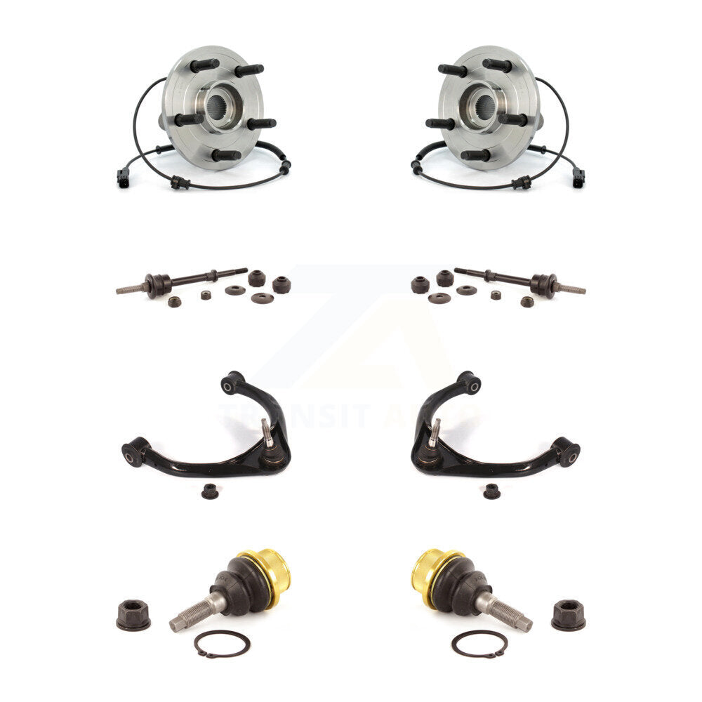 Bearing Lower Ball Joint Upper Control Arm & Link Front Kit (8Pc) For Dodge Ram
