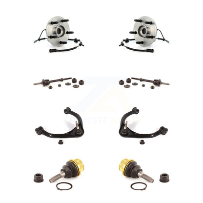 Hub Bearing Lower Ball Joint Upper Arm & Link Front Kit (8Pc) For Dodge Ram 1500
