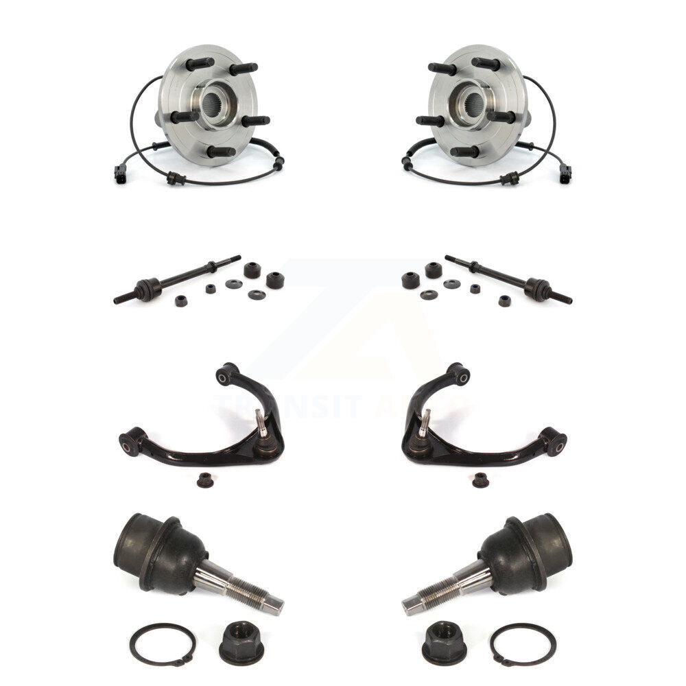Bearing Lower Ball Joint Upper Control Arm & Link Front Kit (8Pc) For Dodge Ram