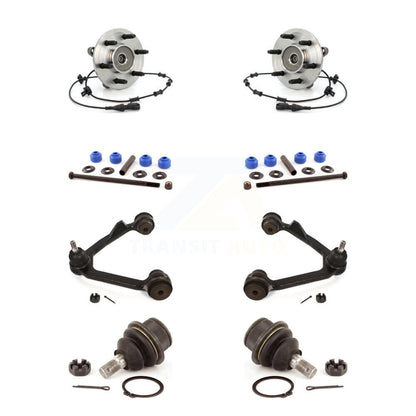 Hub Bearing Lower Ball Joint Upper Arm Link Front Kit (8Pc) For Ford Expedition