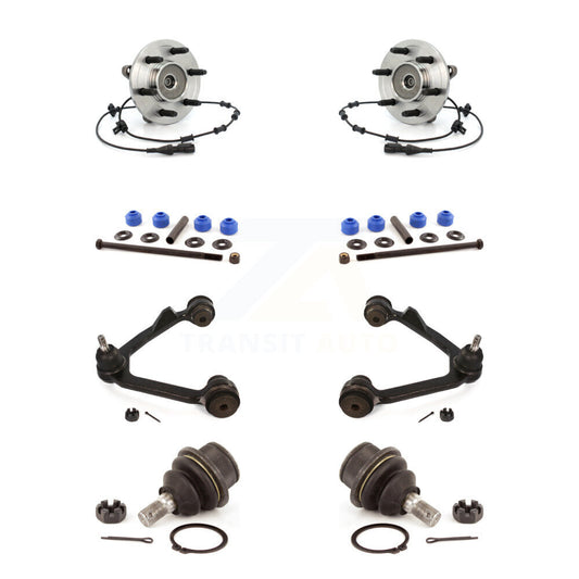 Hub Bearing Lower Ball Joint Upper Arm Link Front Kit (8Pc) For Ford Expedition