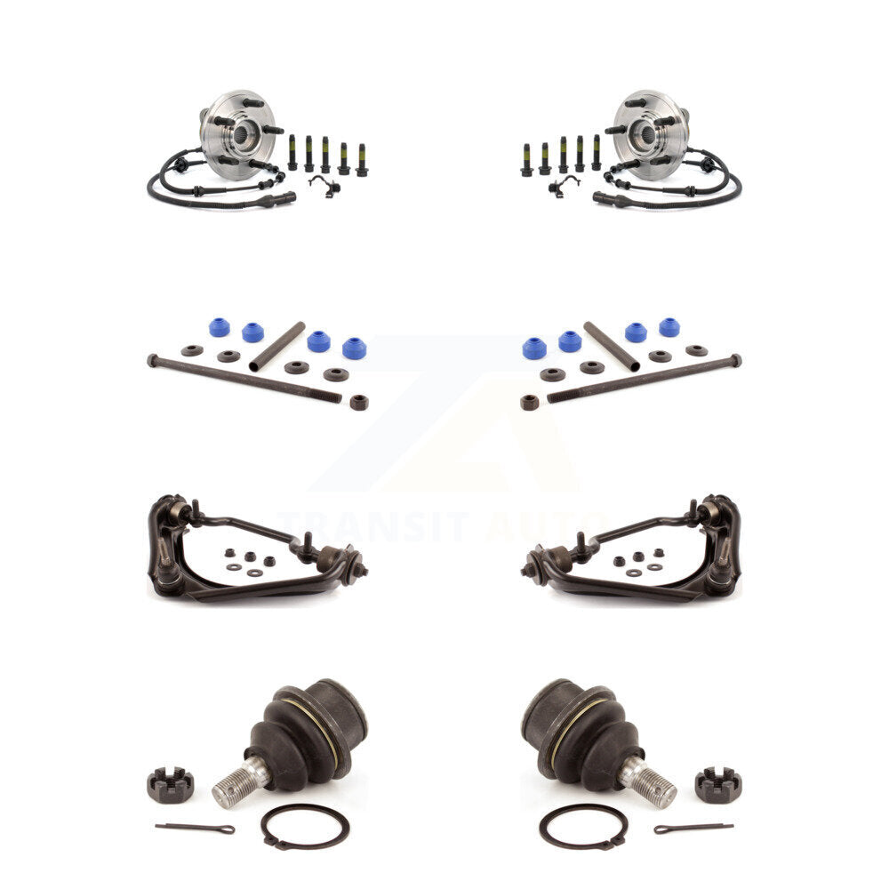 Bearing Lower Ball Joint Upper Control Arm Link Front Kit (8Pc) For Ford Mercury