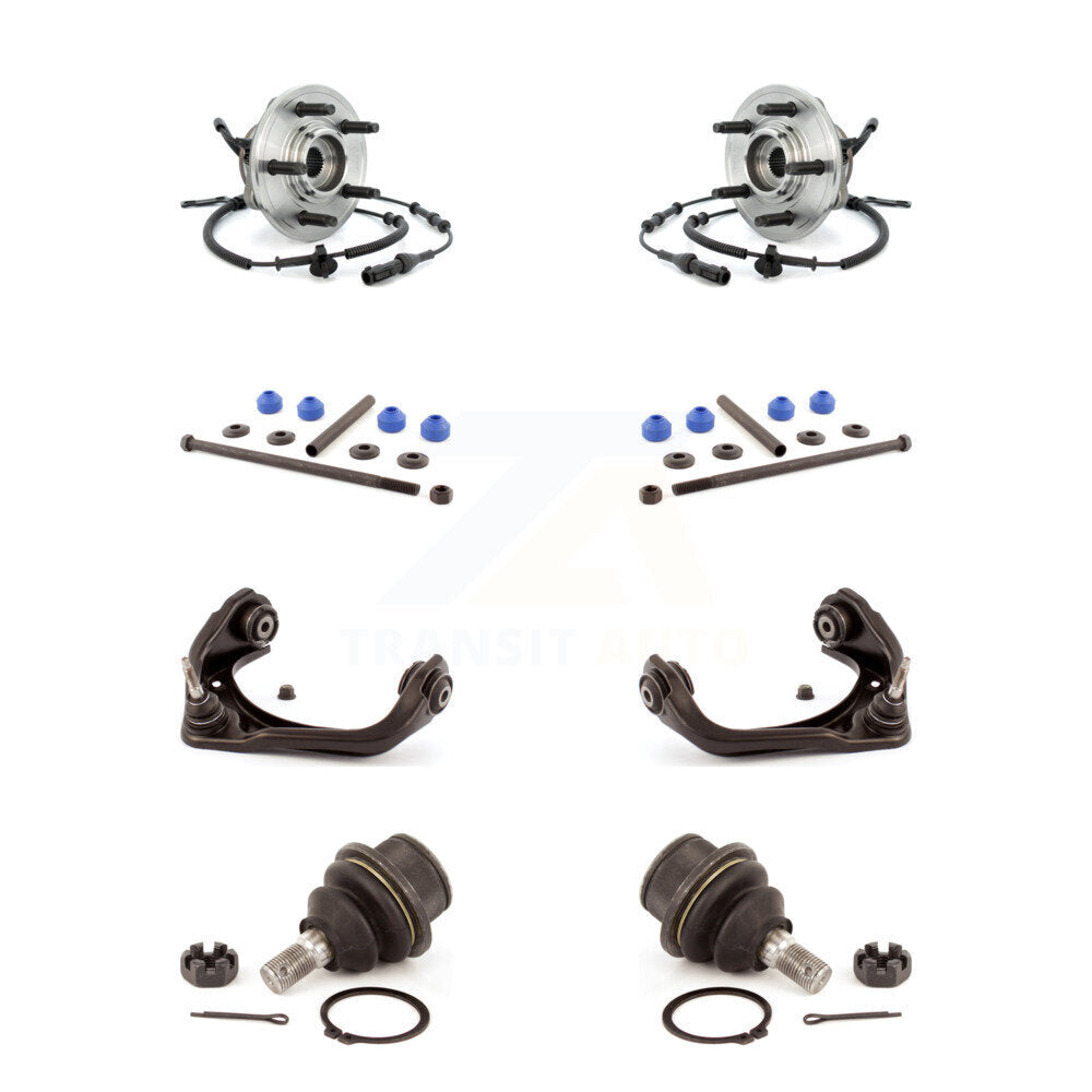 Bearing Lower Ball Joint Upper Control Arm & Link Front Kit (8Pc) For Ford Sport