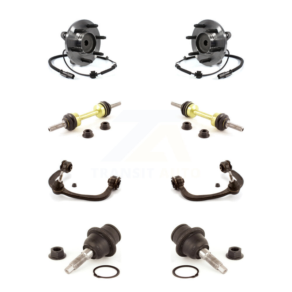 Bearing Lower Ball Joint Upper Control Arm & Link Front Kit (8Pc) For Ford F-150