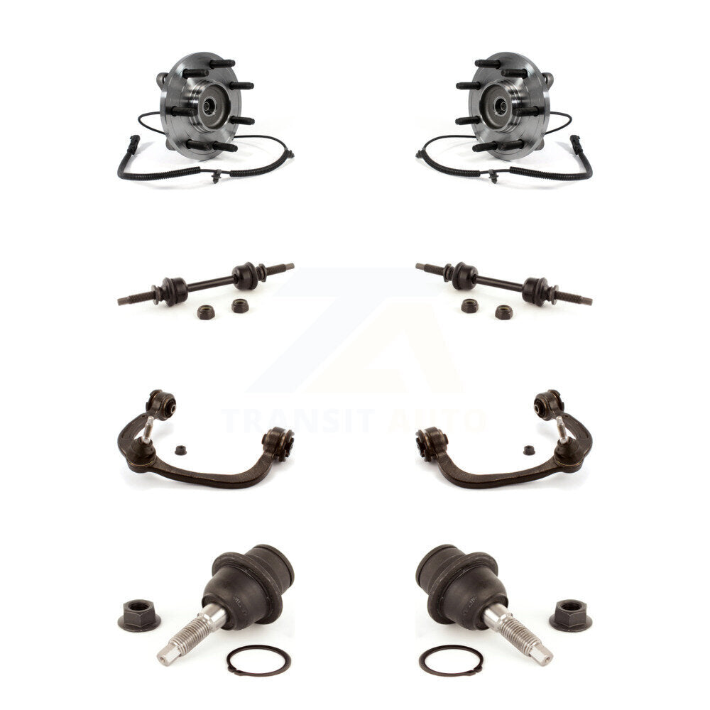 Bearing Lower Ball Joint Upper Control Arm & Link Front Kit (8Pc) For Ford F-150