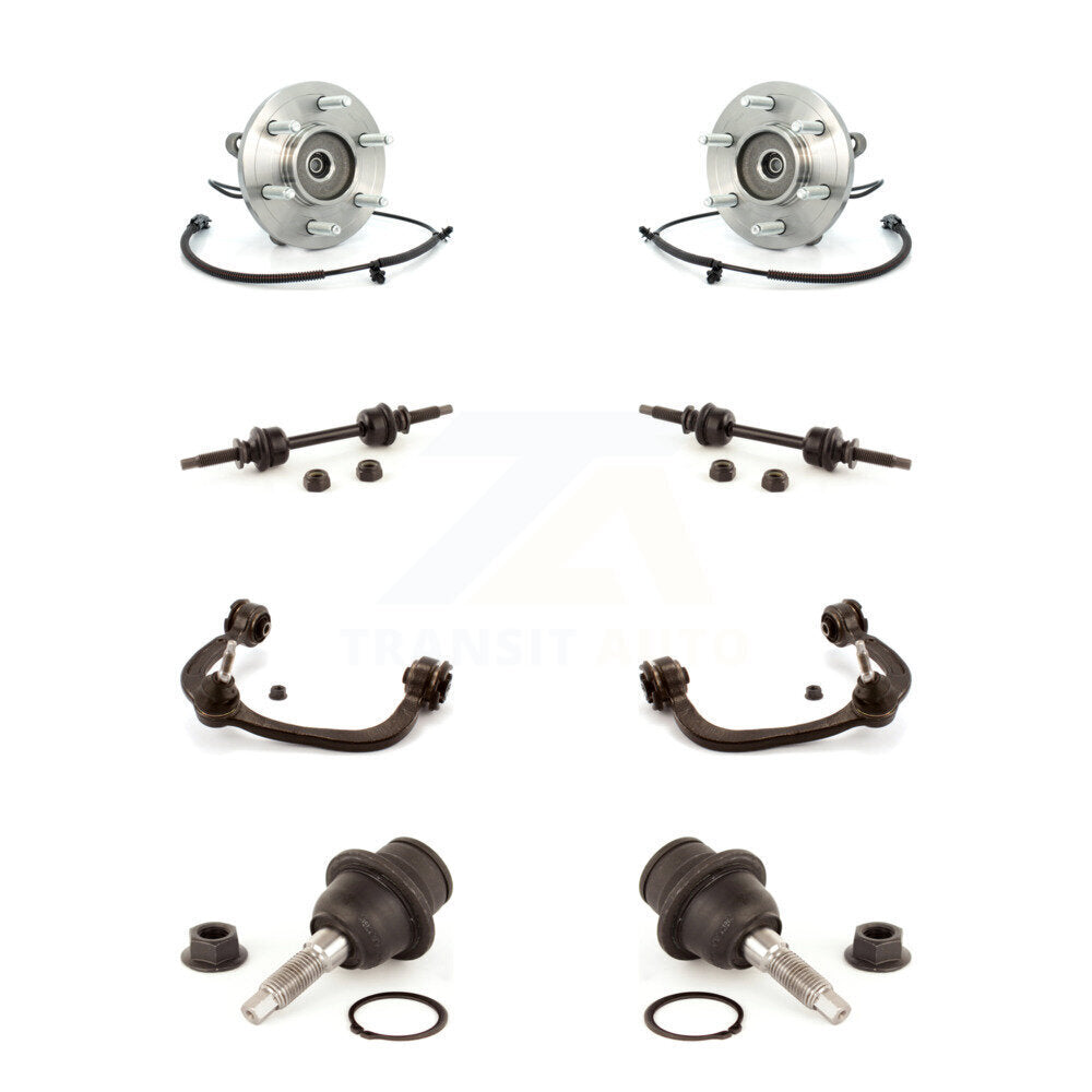 Bearing Lower Ball Joint Upper Control Arm & Link Front Kit (8Pc) For Ford F-150