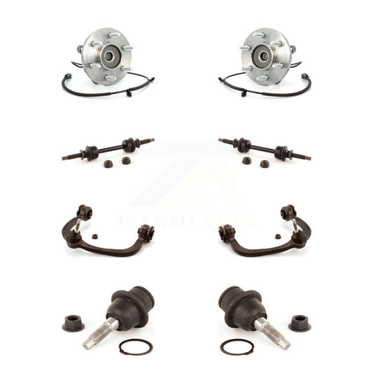 Bearing Lower Ball Joint Upper Control Arm & Link Front Kit (8Pc) For Ford F-150