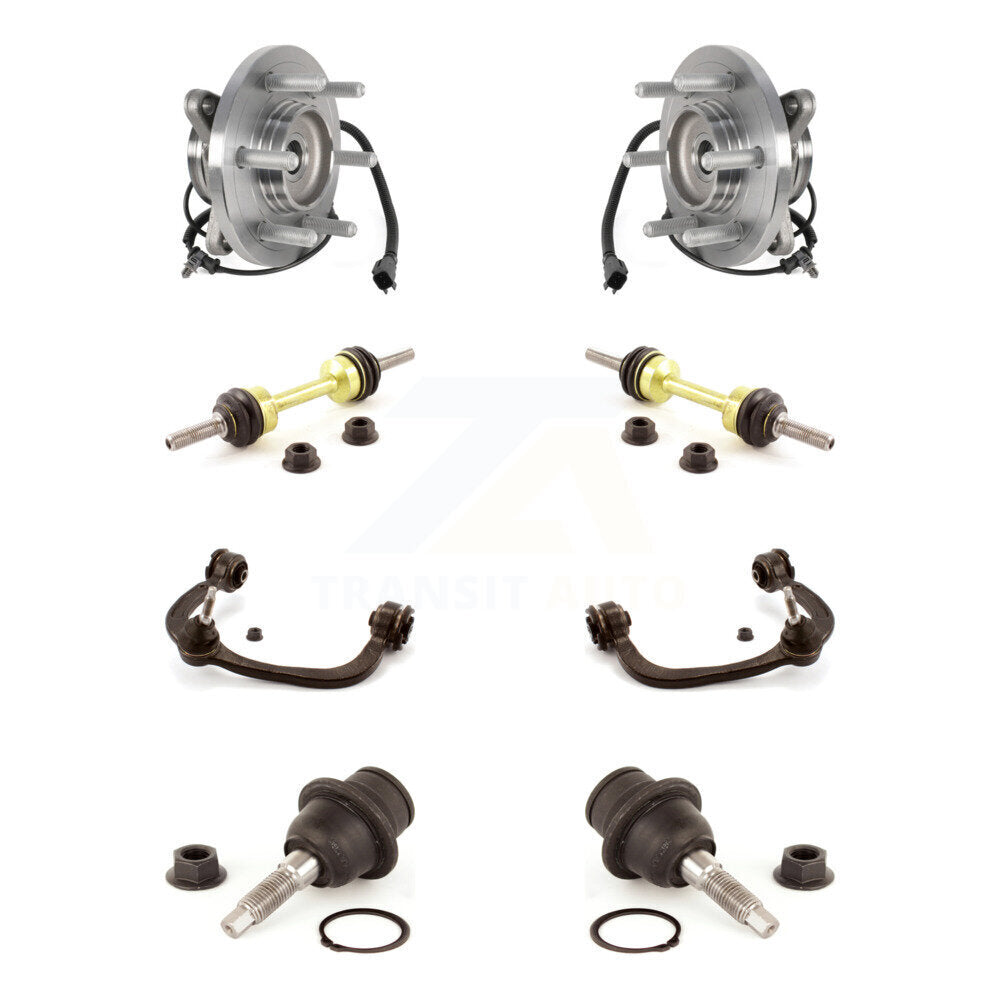Bearing Lower Ball Joint Upper Control Arm Link Front Kit (8Pc) For Ford Lincoln