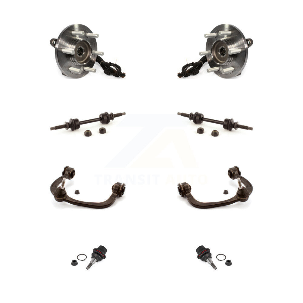 Bearing Lower Ball Joint Upper Control Arm & Link Front Kit (8Pc) For Ford F-150