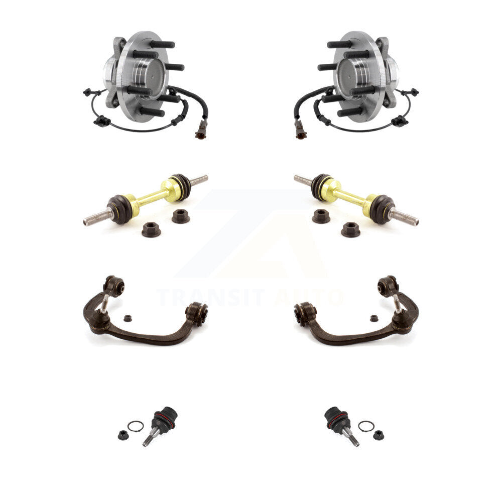 Bearing Lower Ball Joint Upper Control Arm & Link Front Kit (8Pc) For Ford F-150