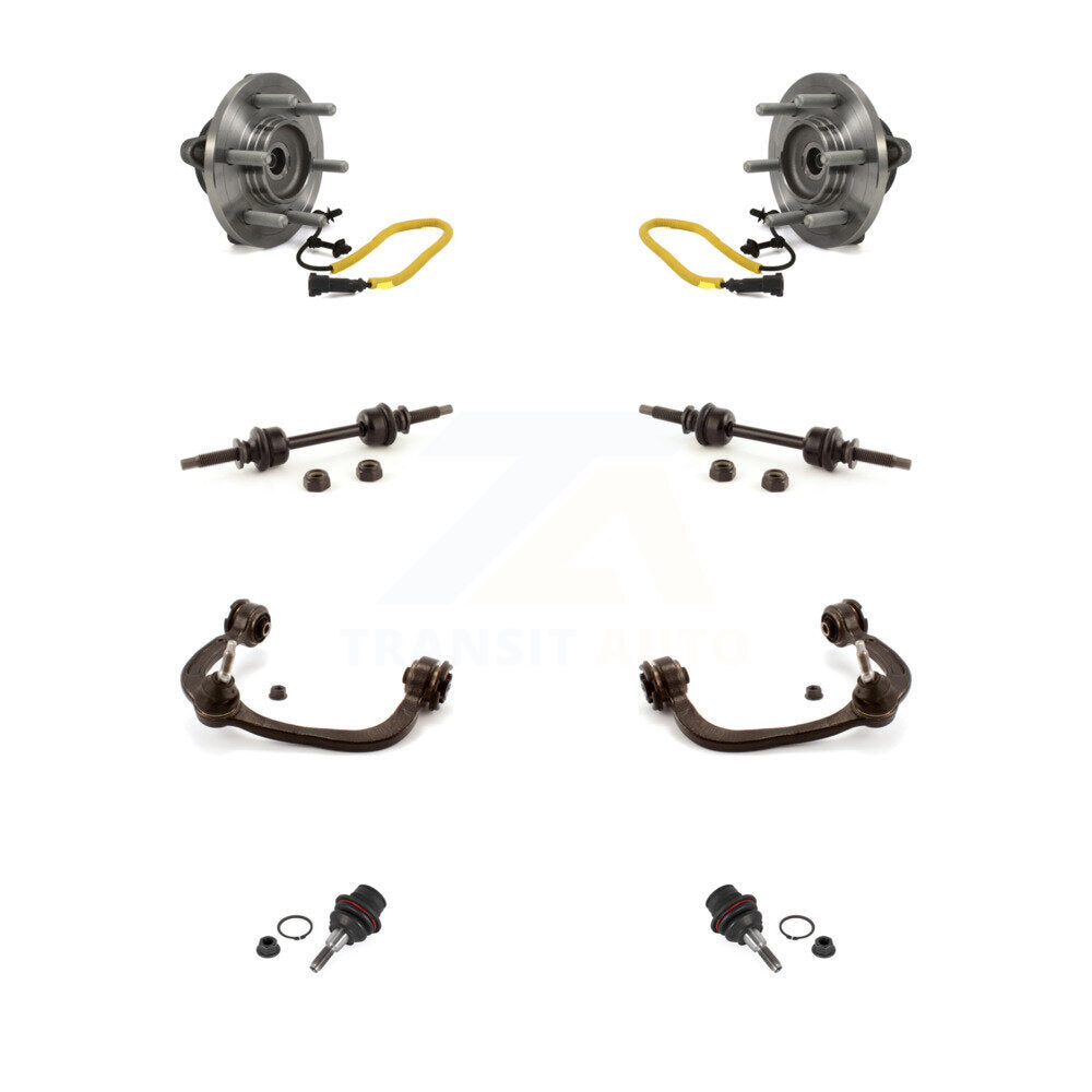 Bearing Lower Ball Joint Upper Control Arm & Link Front Kit (8Pc) For Ford F-150