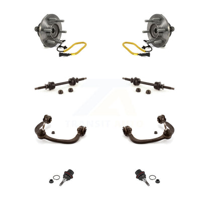 Bearing Lower Ball Joint Upper Control Arm & Link Front Kit (8Pc) For Ford F-150