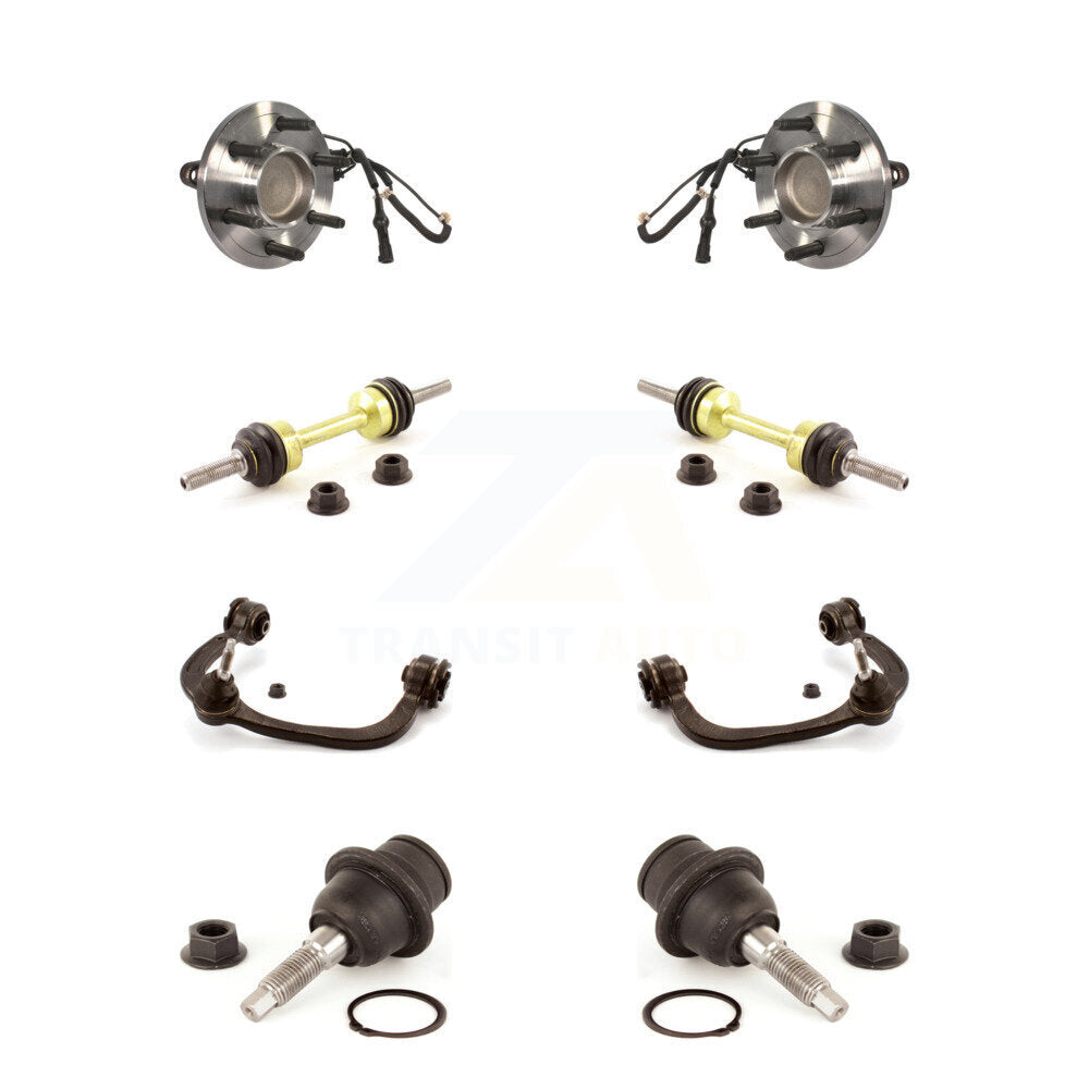 Bearing Lower Ball Joint Upper Control Arm Link Front Kit (8Pc) For Ford Lincoln