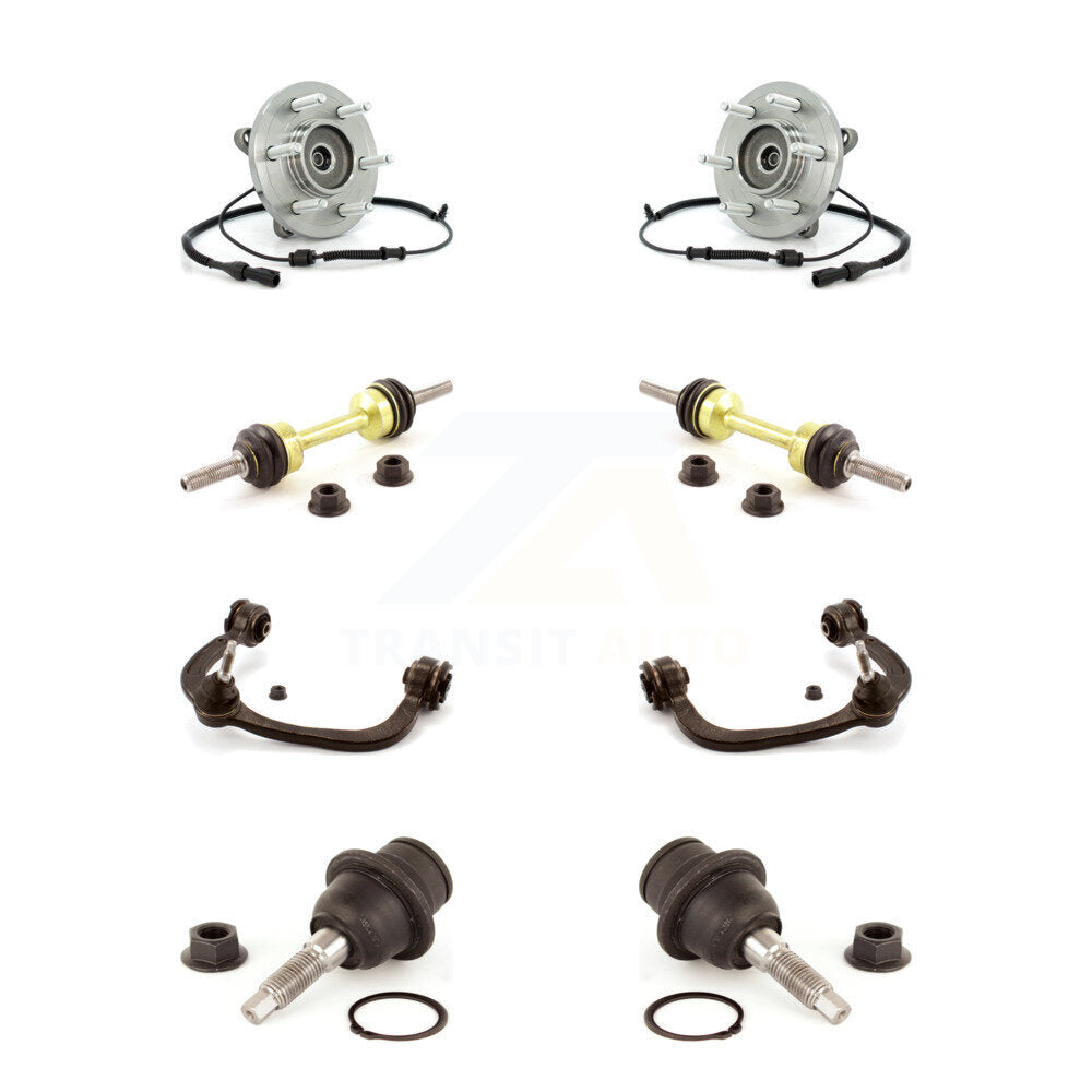 Bearing Lower Ball Joint Upper Control Arm Link Front Kit (8Pc) For Ford Lincoln