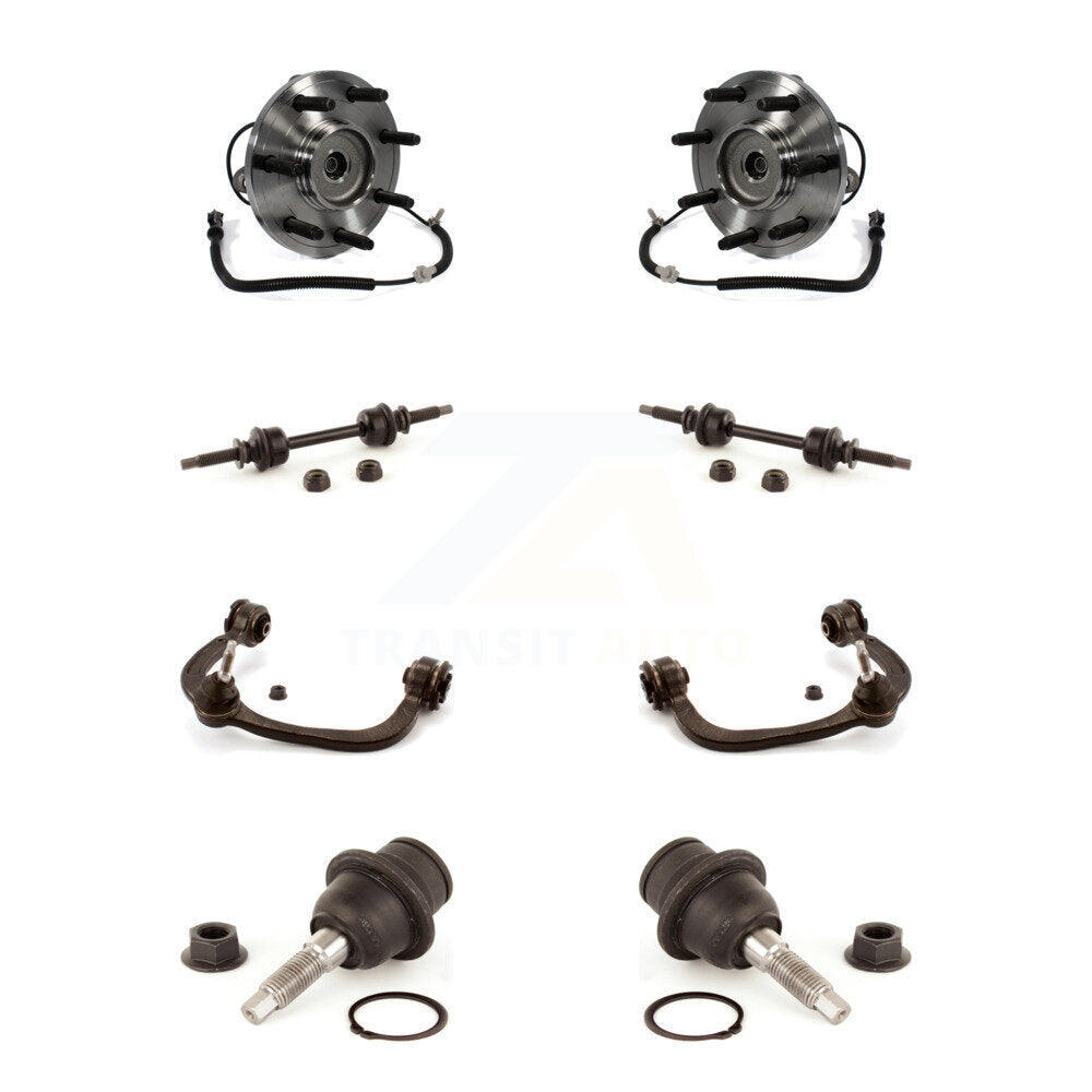 Bearing Lower Ball Joint Upper Control Arm & Link Front Kit (8Pc) For Ford F-150