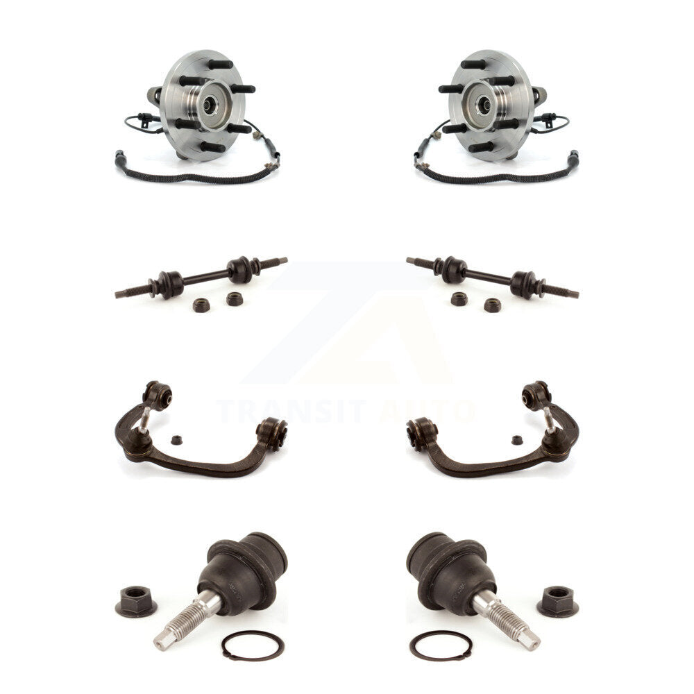 Bearing Lower Ball Joint Upper Control Arm & Link Front Kit (8Pc) For Ford F-150