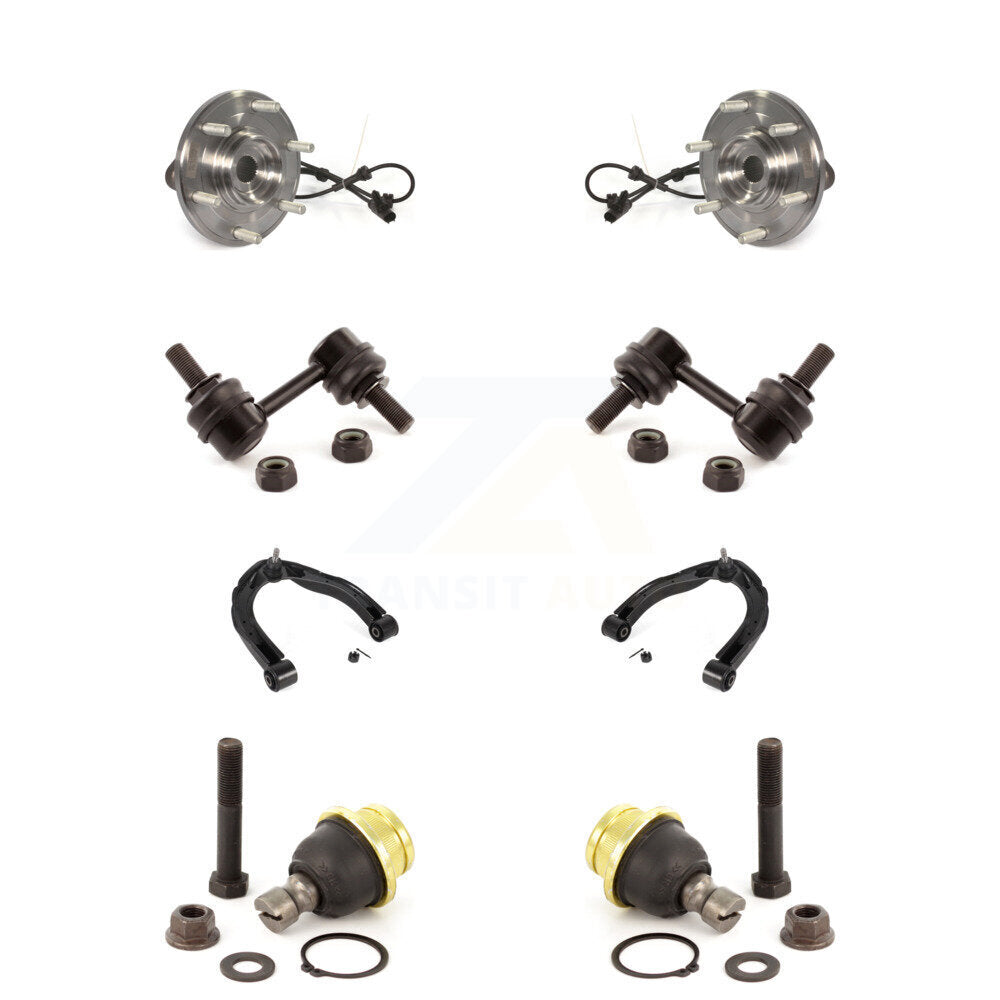 Bearing Lower Ball Joint Upper Control Arm Link Front Kit (8Pc) For Nissan TITAN