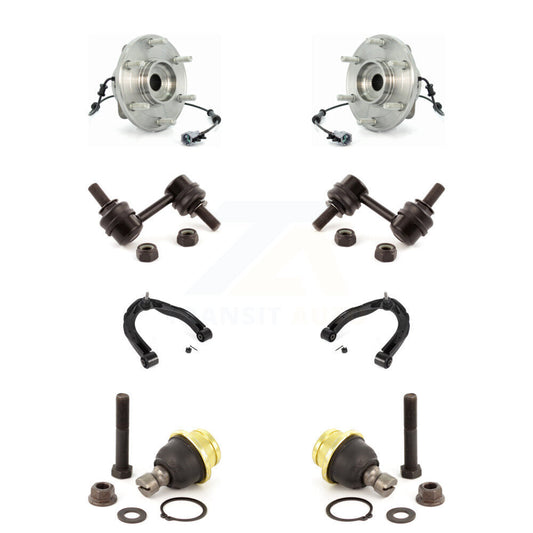 Bearing Lower Ball Joint Upper Arm & Link Front Kit (8Pc) For Nissan TITAN QX56
