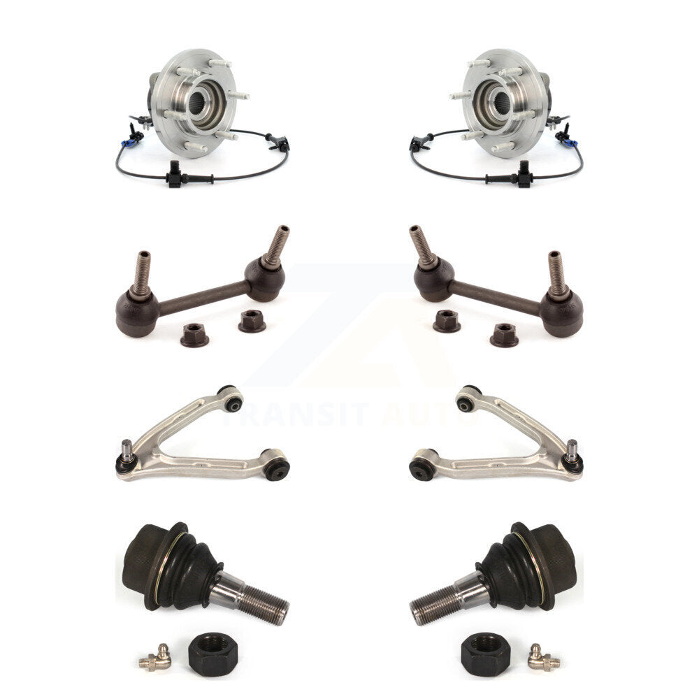 Bearing Lower Ball Joint Upper Arm Link Front Kit (8Pc) For 2006-2008 Hummer H3