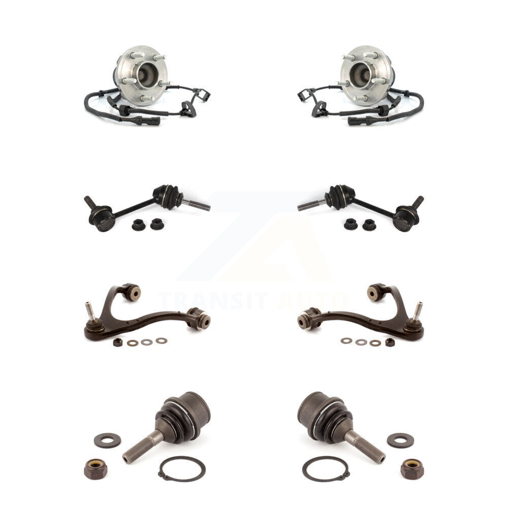 Bearing Lower Ball Joint Upper Control Arm & Link Front Kit (8Pc) For Ford Crown
