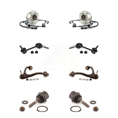 Bearing Lower Ball Joint Upper Control Arm & Link Front Kit (8Pc) For Ford Crown