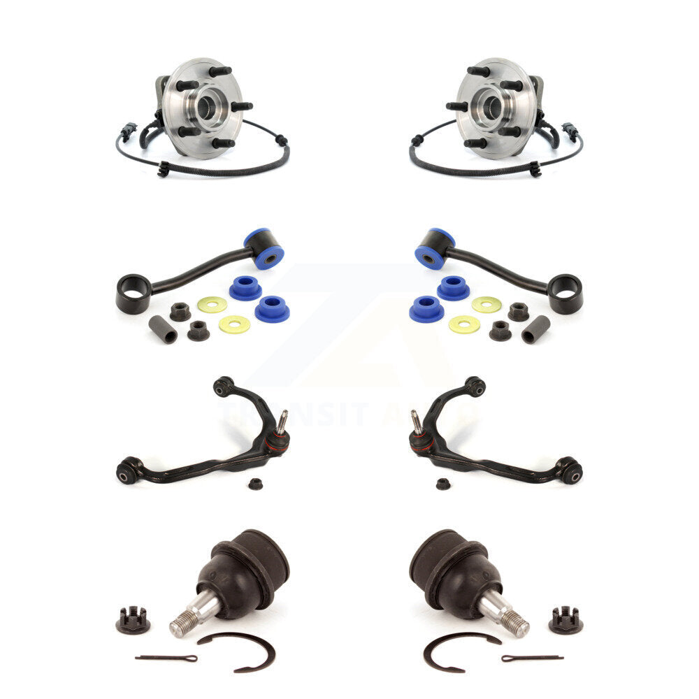 Bearing Lower Ball Joint Upper Arm & Link Front Kit (8Pc) For Jeep Liberty Dodge