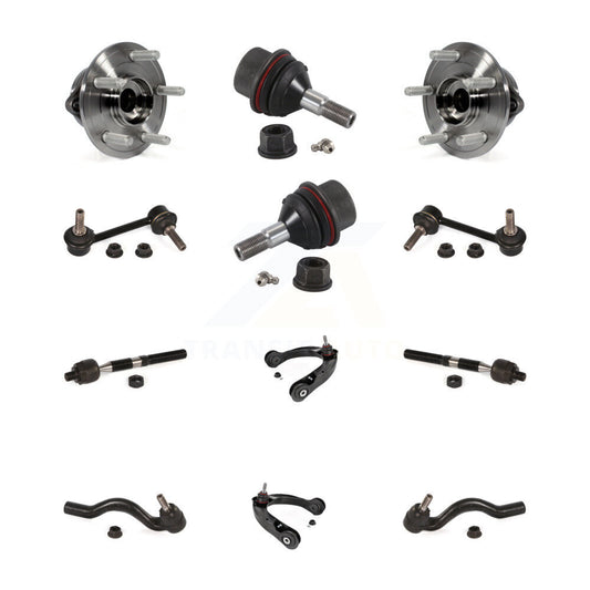 Upper Control Arm Lower Ball Joint Outer Inner Tie Rod & Link Front Kit For Jeep