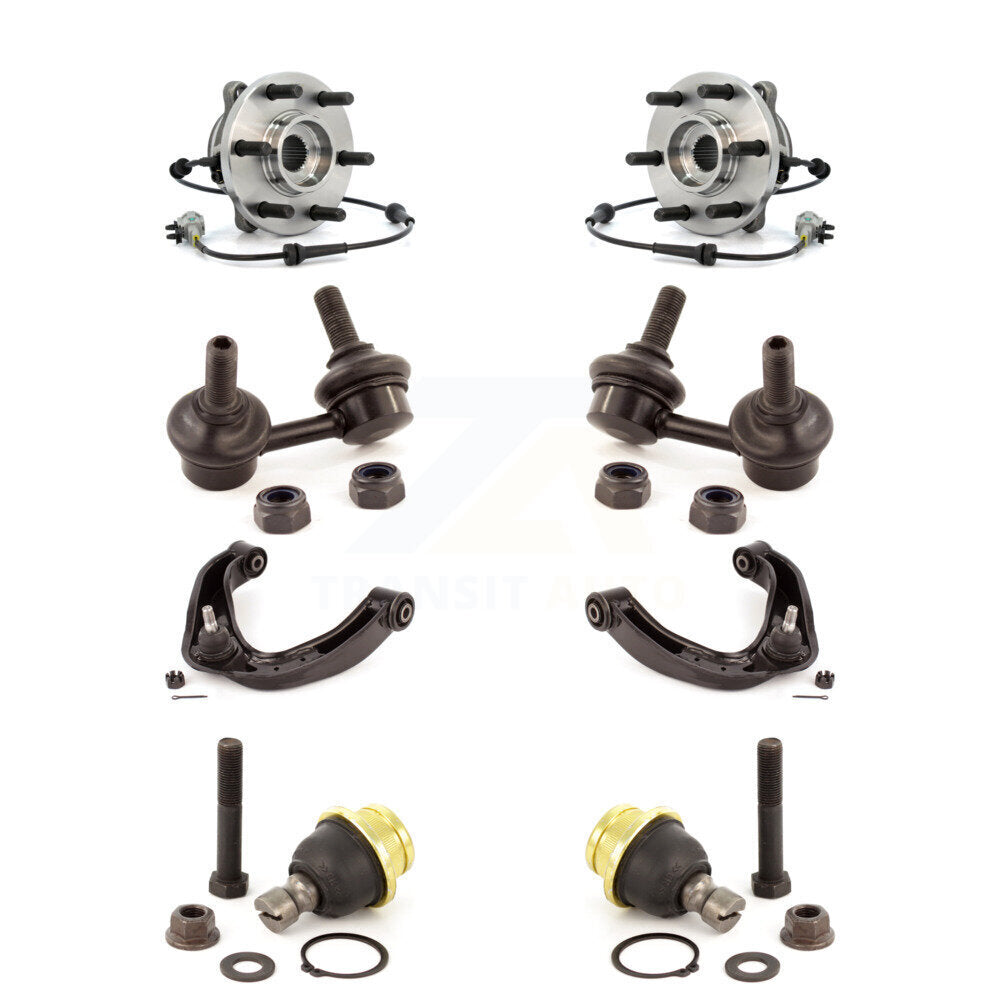 Bearing Lower Ball Joint Upper Control Arm & Link Front Kit (8Pc) For Nissan 4WD