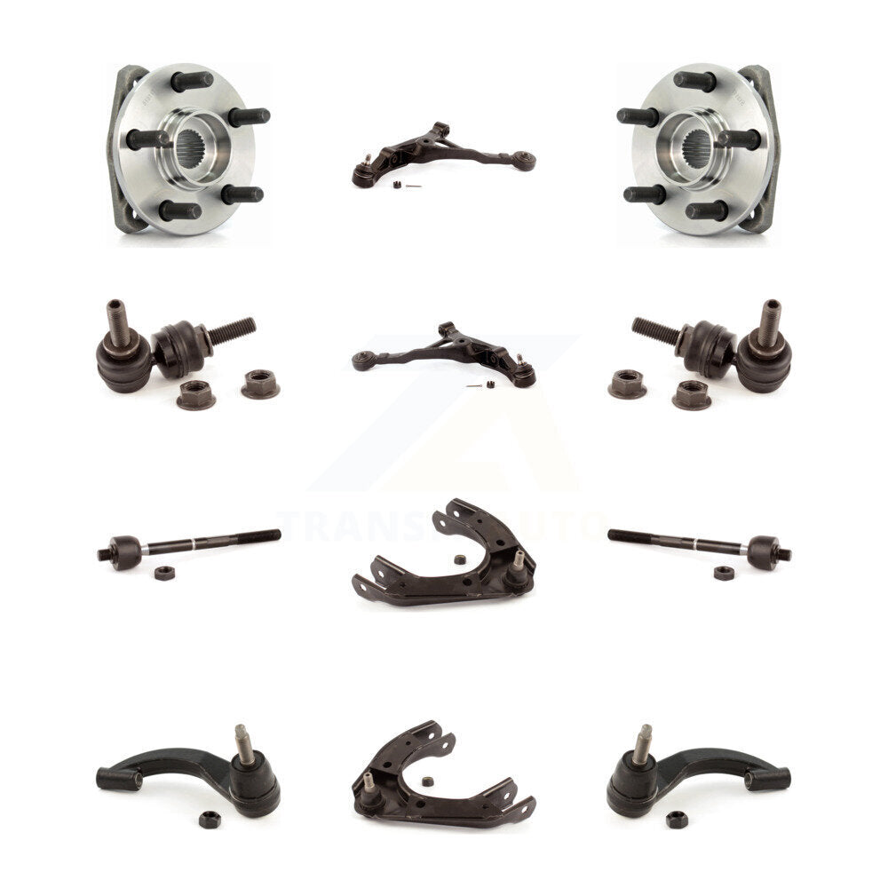 Bearing Lower Upper Control Arm Outer Inner Tie Rod Link Front Kit For Chrysler