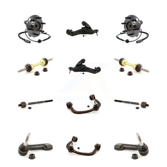 Hub Bearing Lower Upper Control Arm Outer Inner Tie Rod Link Front Kit For Ford