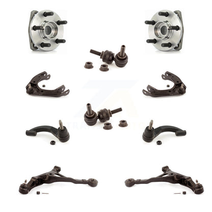 Bearing Lower Upper Control Arm Outer Tie Rod Link Front Kit (10Pc) For Chrysler